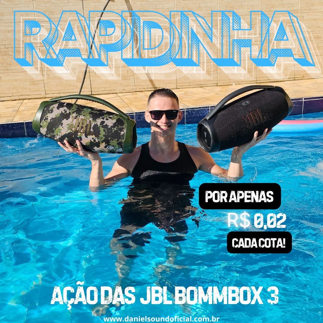 AÇÃO – 2 JBL BOOMBOX 3 + PRÊMIOS INCRÍVEIS NA ROLETA!