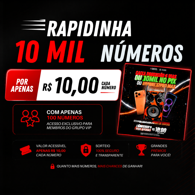 GANHE 10 MIL NÚMEROS