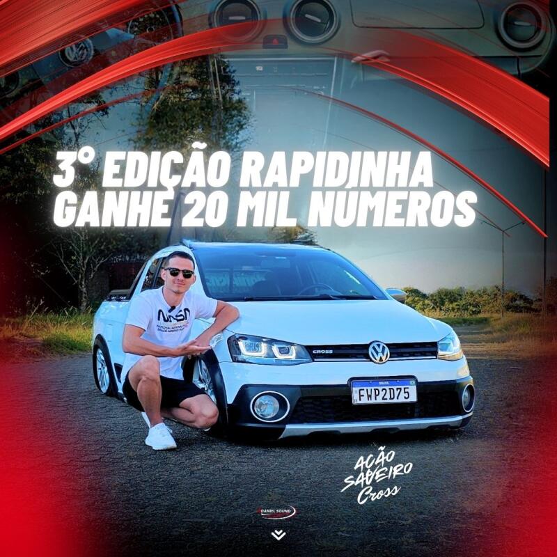 3° EDIÇÃO - RAPIDINHA DE 100 NÚMEROS APENAS