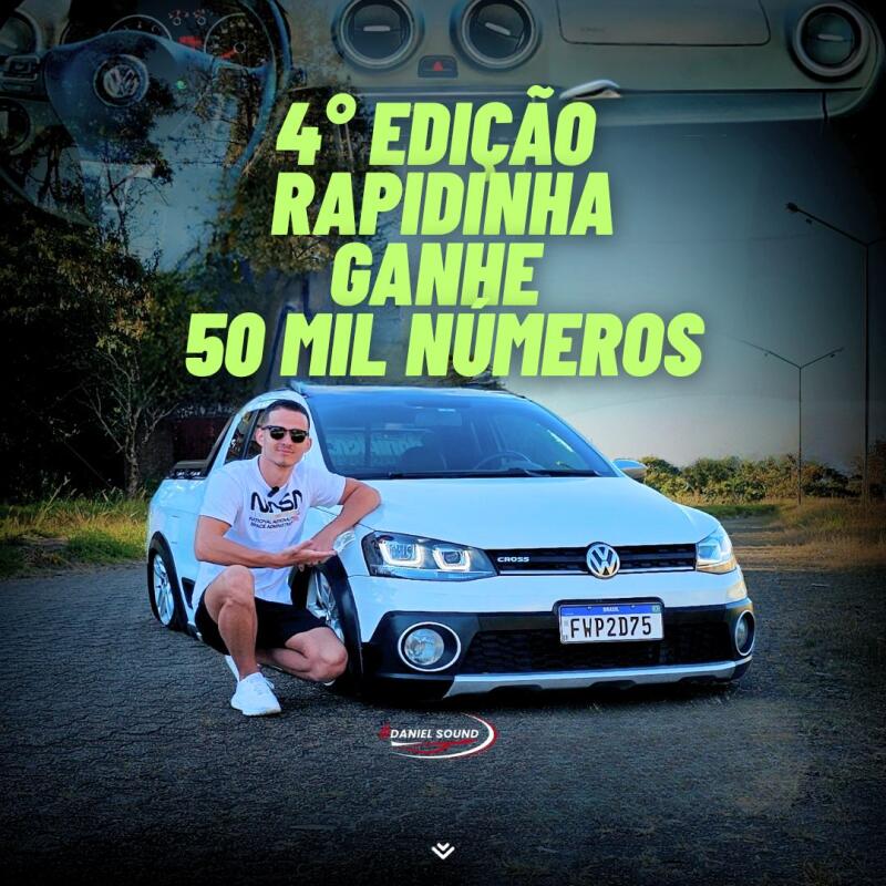 4° EDIÇÃO - RAPIDINHA DE 250 NÚMEROS APENAS